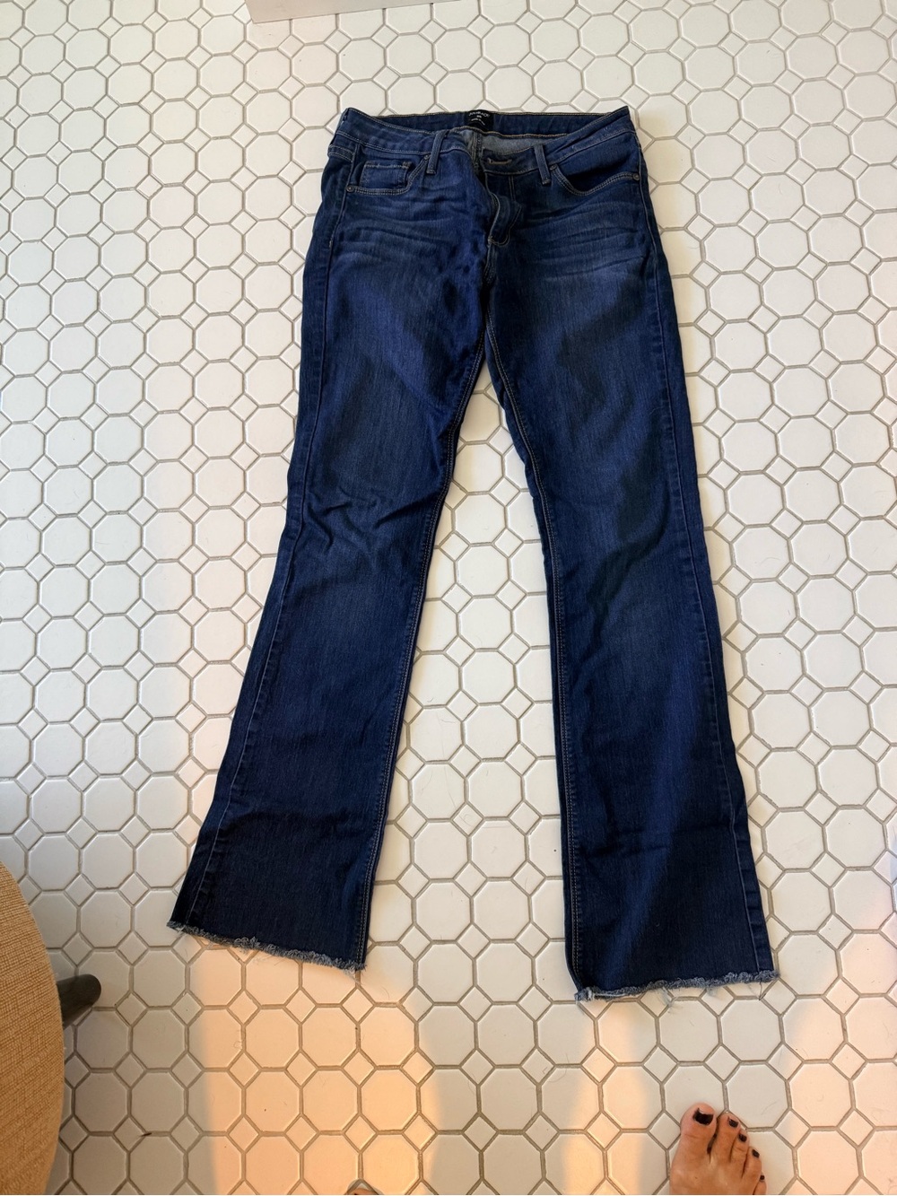 Just Black Dark Blue Flare Jeans